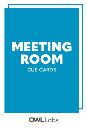 Meeting Room Cue Cards (Inactive)